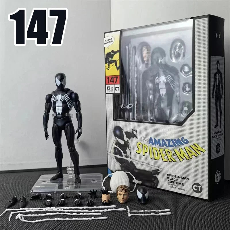 Mess Toys & Ct Toys Full Range Black Suit Neighbor Spiderman Mafex Daredevil 223 Wolverine 096 Batman 126 Action Figure 2.0 Toys