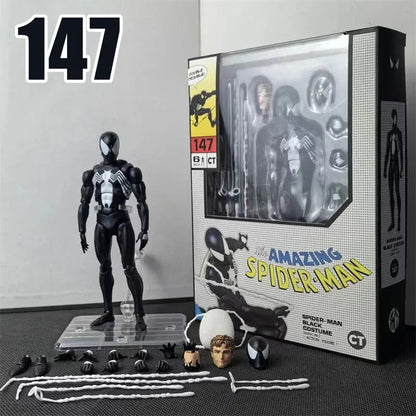 Mess Toys & Ct Toys Full Range Black Suit Neighbor Spiderman Mafex Daredevil 223 Wolverine 096 Batman 126 Action Figure 2.0 Toys