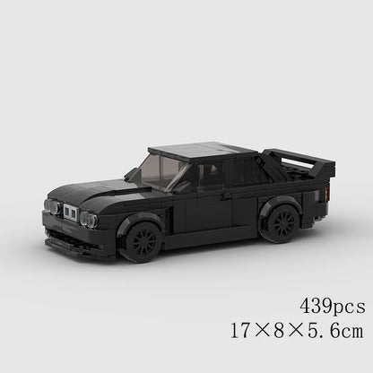 City Speed Racing Car Model Building Blocks DIY Bricks MOC Toy Classic Rally Sports Super Racer Vehicle Christmas gift technique