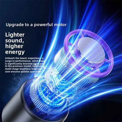 199 High Speed Handheld Fan 3000MAH Cooling Ice Cooler Rechargeable USB Brushless Motor  Jet Fan for Outdoor Travel Office