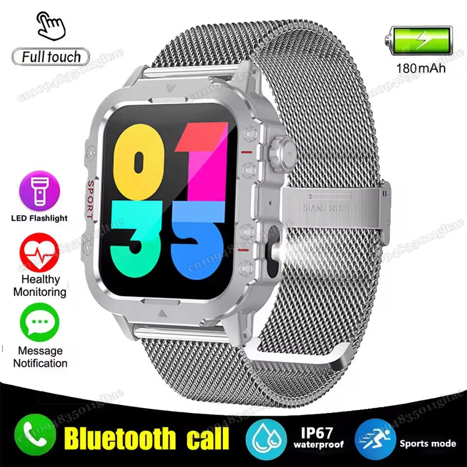 2026 New SmartWatch Men For Women Militray Outdoor GPS Track Sport Watches Heart Rate Sleep Waterproof Smart Watch IOS Android
