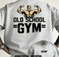 Men's Retro Fitness T-shirt - Retro Training Shirt for Summer Use in Gym and Casual Wear Round-neck Short Sleeve Style