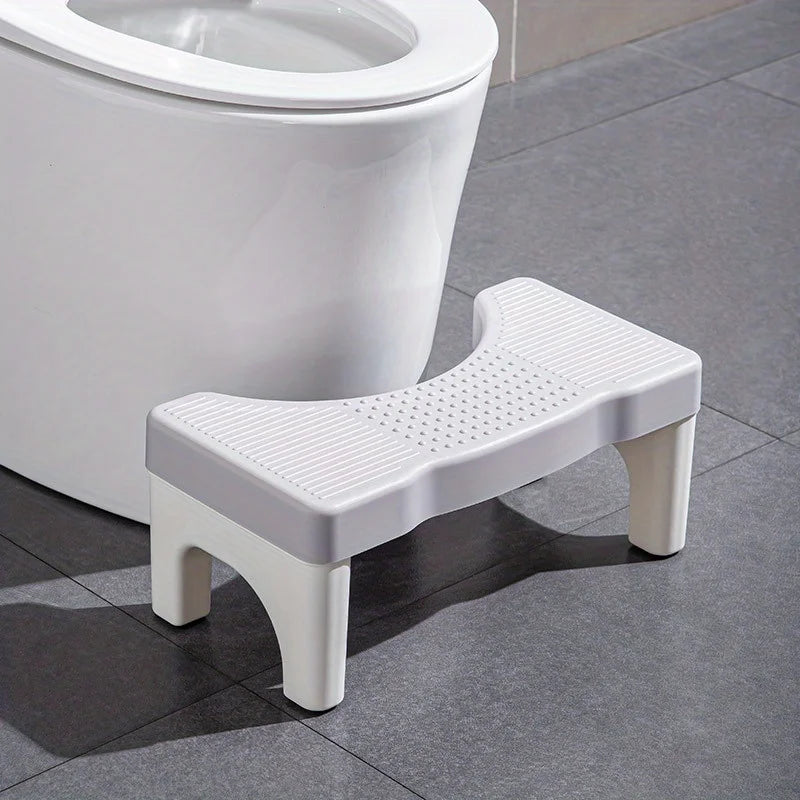 Bathroom Toilet Stool Thickened Squatting Potty Stool Footrest for Adults Kids Pregnant Women Home Toilet Aid Foot Step Stool
