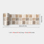 10x200cm Baseboard Sticker Moroccan Mosaic Tile Style Wall Border Sticker DIY Kitchen Bathroom Decoration Waistline Wall Sticker