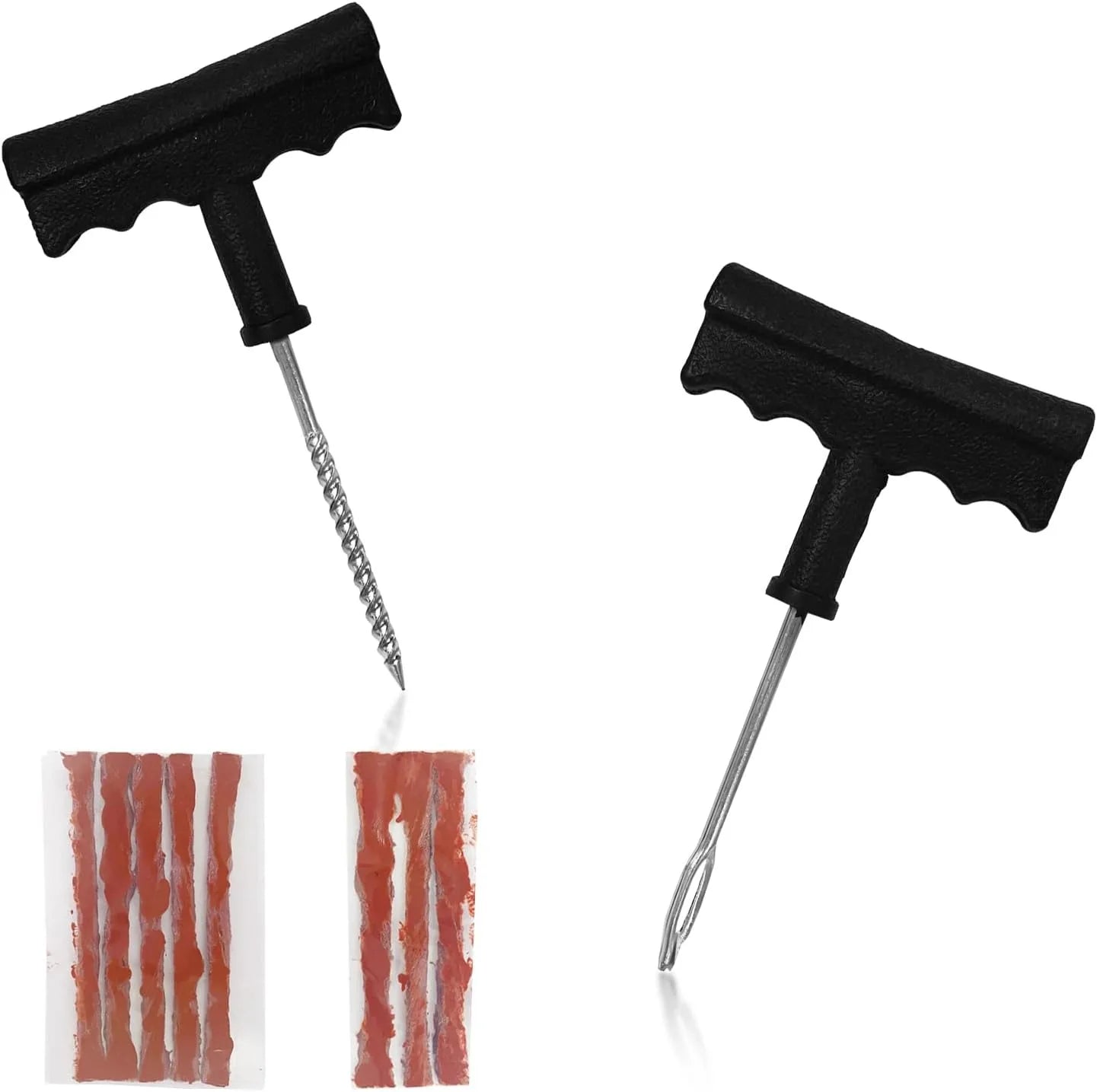 Universal Tire Strips Stiring Glue Repair Tool Kits Garage Tyre Puncture Plug Bike Tubeless Tire Accessories Car Tire Repair Kit