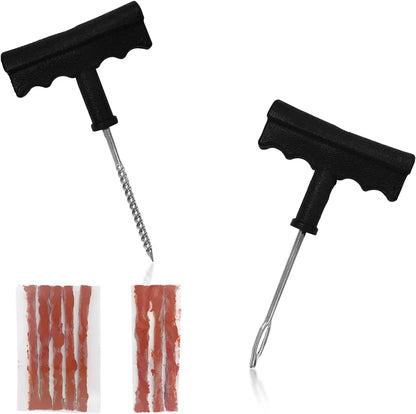 Universal Tire Strips Stiring Glue Repair Tool Kits Garage Tyre Puncture Plug Bike Tubeless Tire Accessories Car Tire Repair Kit