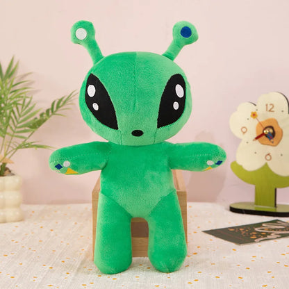 30cm Green Alien Plush Toy Anime Tentacled Horn Alien Monsters Horror Doll Boys Girls Soft Toys Stuffed Throw Pillow Kids Gifts