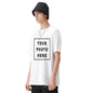 Custom-made men's T-shirts are suitable for team gatherings, gyms, and sports cotton round-neck short-sleeved shirts