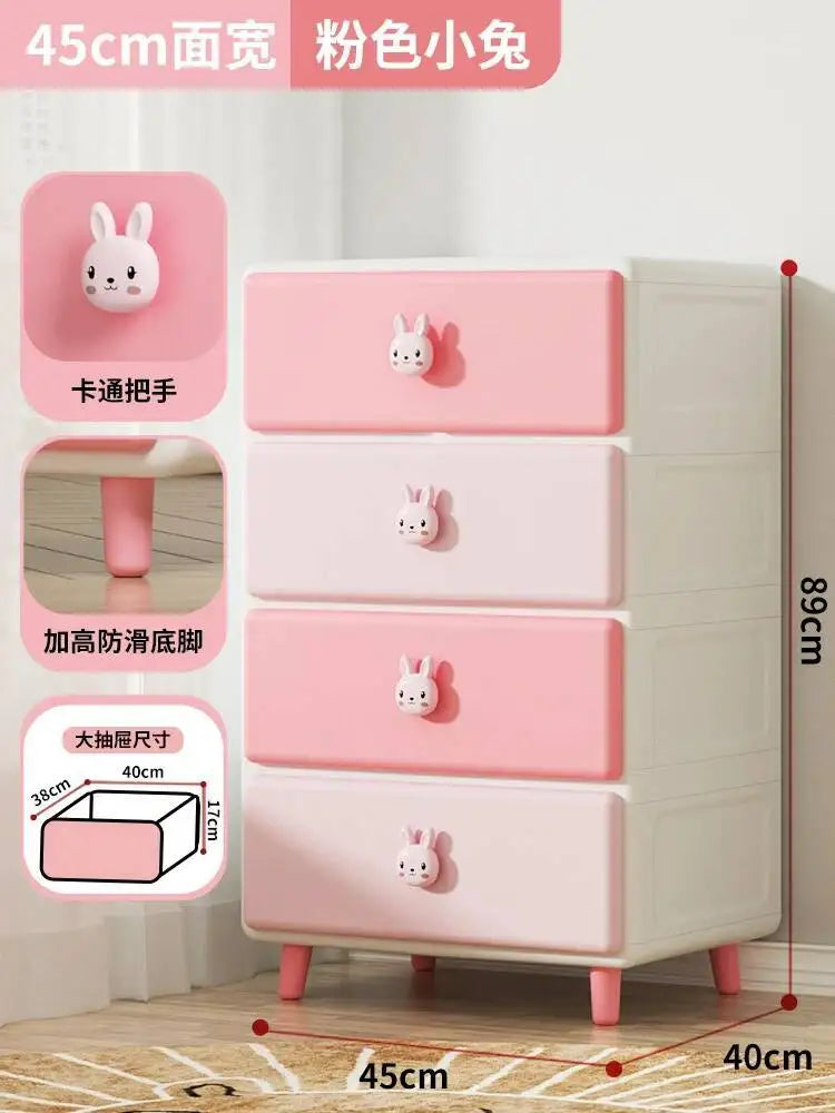 Cute Children Nightstands Nordic Pink Korean Children Nightstands Corner Cabinets Nachtkastje Kids Bedroom Furniture YN50CN