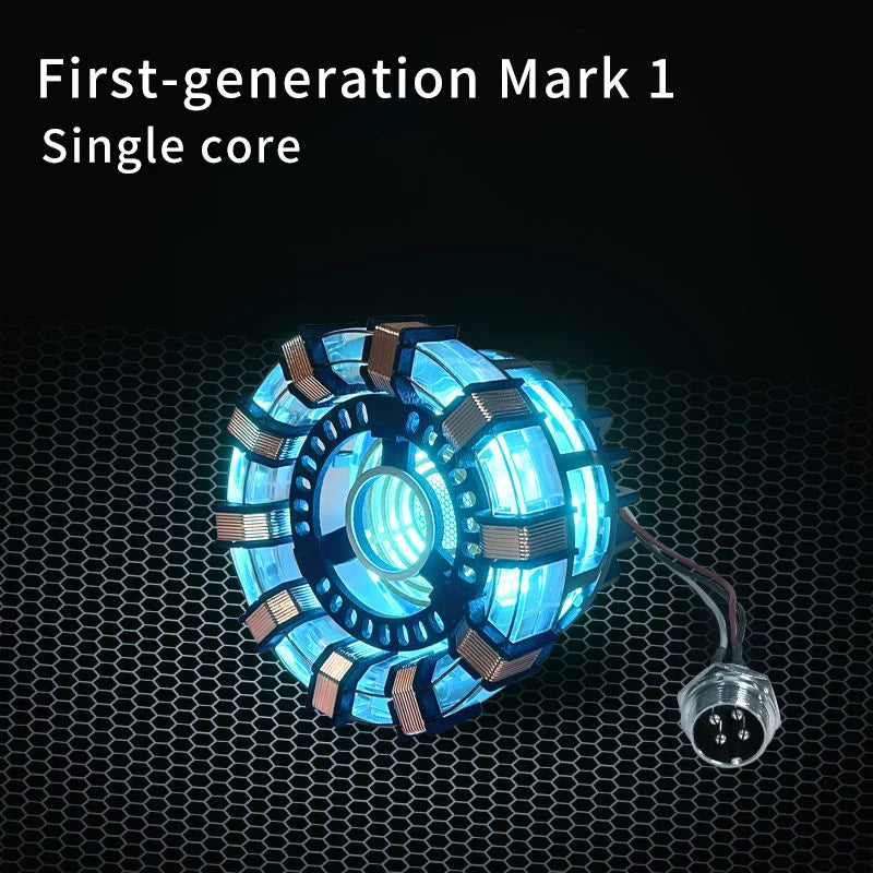New Sale:  Man Mk1 and Mk2 Arc Reactors Tony Stark's Heart of Mark Armor Avengers Figures with LED Lights 1:1 Chest lamp toy edc