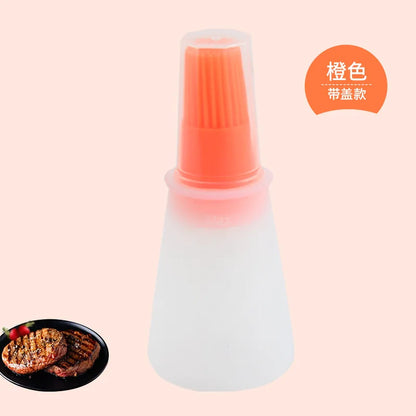 Kitchen Silicone Oil Bottle Oil Brush Baking Barbecue Grill Oil Brush Dispenser Pastry Steak Oil Brushes Kitchen Baking BBQ Tool