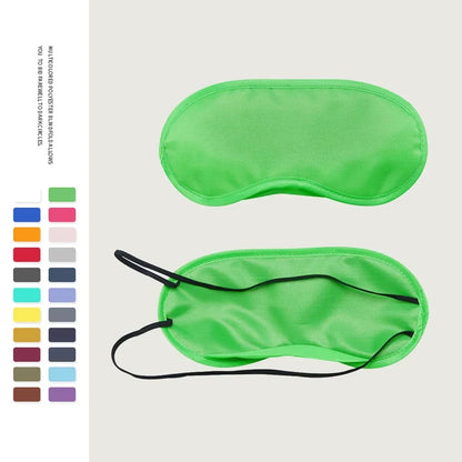 Silk Sleep Eye Mask Padded Shade Eye Cover Patch Sleeping Mask Eyemask Blindfolds Travel Relax Rest Women Men