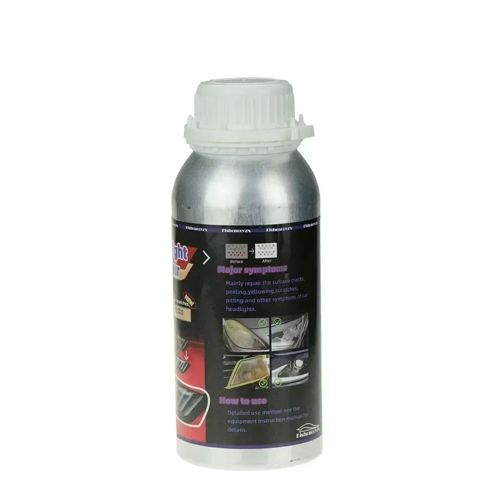 800ml reflektory płynny polimer reflektory chemiczne polerowanie płyn naprawczy renowacja zadrapania zestaw do polerowania reflektorów