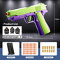 USP Soft Bullet Toy Pistol Shell Ejecting Continuous Firing Empty Hanging Design Outdoor Interactive Game Toy for Kids Gift