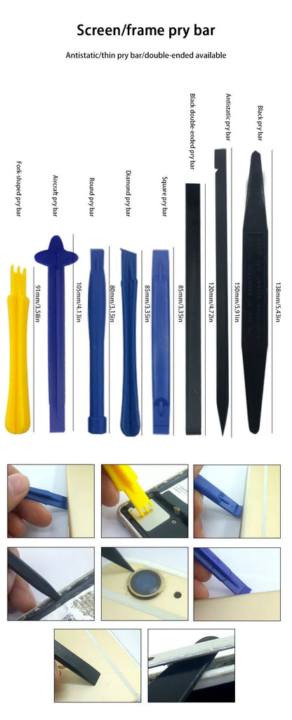 42 in 1 Mobile Phone Repair Tools Disassemble Repair Set For iPhone Screwdriver Combination Skid Multi Function Disassembly Kit