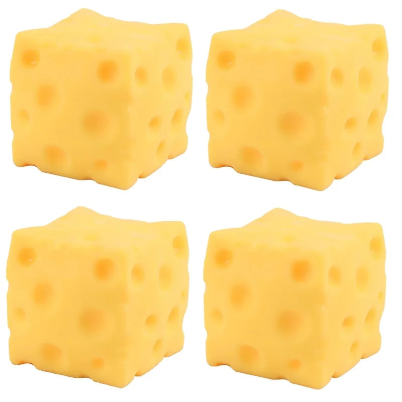 Hot New Needoh Squishy Square Cheese Squeeze Toys Slow Rebound Stress Relief Sensory Toy Soft Butter Cheese Party Toy ..@**
