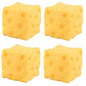 Hot New Needoh Squishy Square Cheese Squeeze Toys Slow Rebound Stress Relief Sensory Toy Soft Butter Cheese Party Toy ..@**