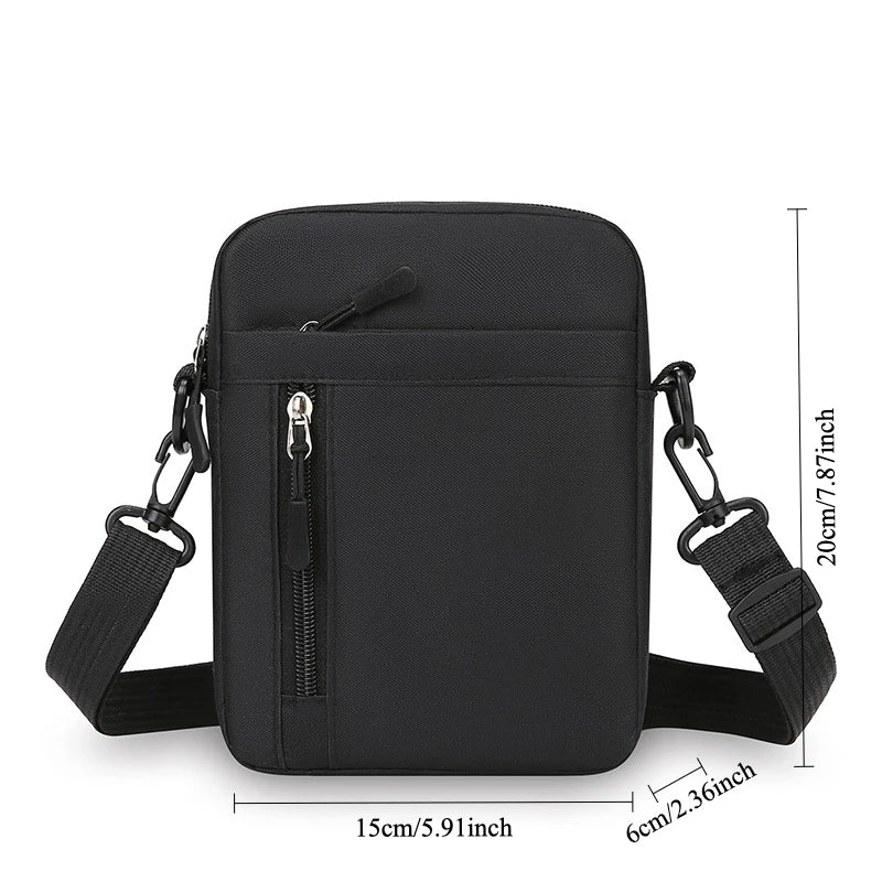 Lightweight Crossbody Bag Men Women Phone Water Resistant Nylon Commuter Travel Student Wallet Card Holder Mini Purse
