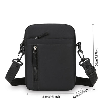 Lightweight Crossbody Bag Men Women Phone Water Resistant Nylon Commuter Travel Student Wallet Card Holder Mini Purse