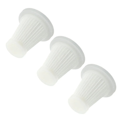 5pcs Car Vacuum Cleaner Filter Wireless Handheld Dust Collector Washable  Air Filter Cartridge Repeatable Applicability Interior