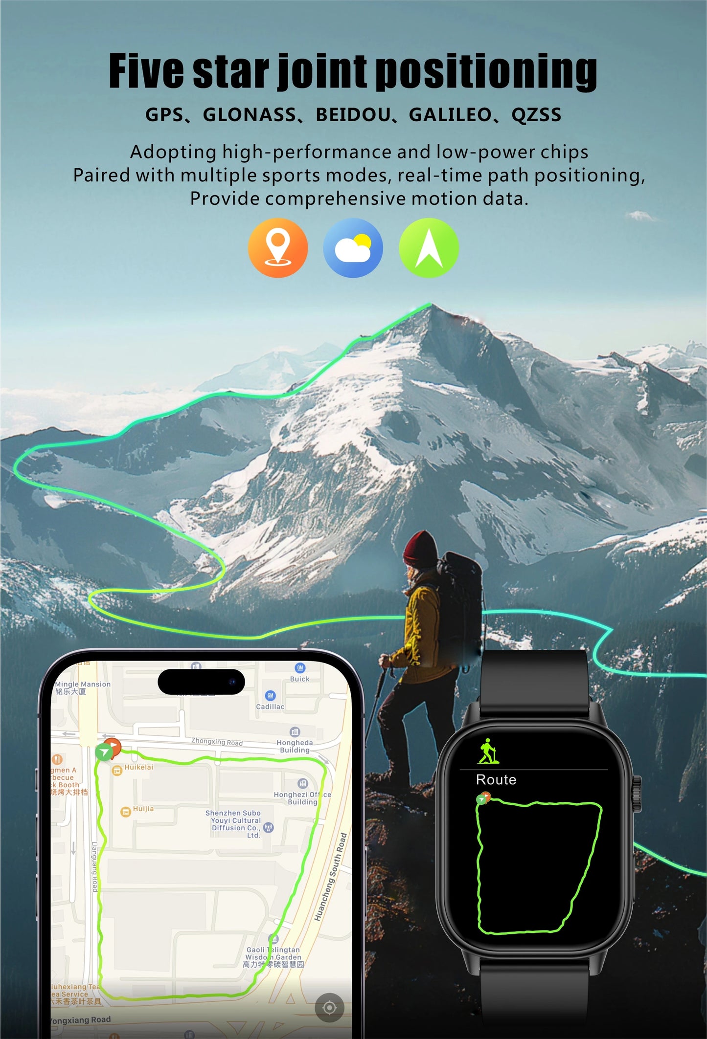 2026 New Women Fashion Sports Smart watch 2.01-inch Screen IP68K Swim GPS Positioning Bluetooth Call Health Heart Rate Bracelets