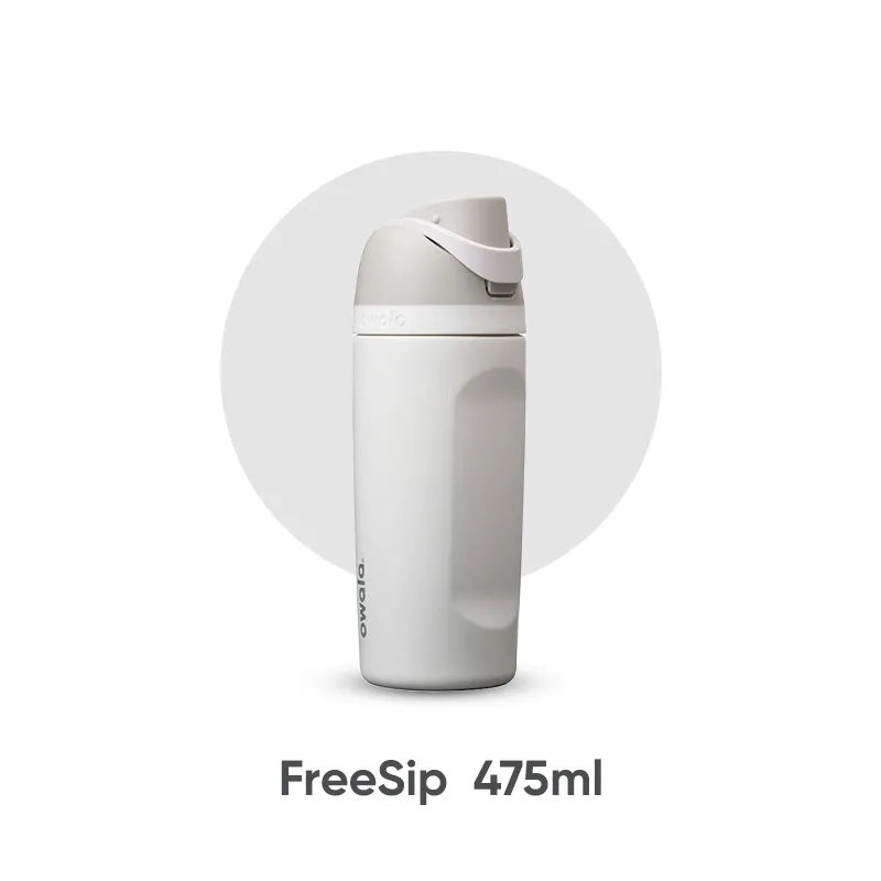Owala Freesip insulated cup new straw cup stainless steel water cup portable cup 475ml，BPA-Free，16oz