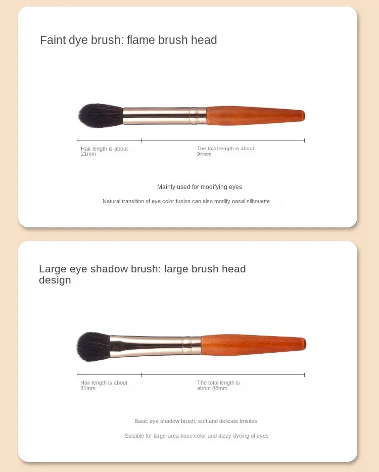 9Pcs/lot Mini Makeup Brush Set Portable Travel Cosmetic Brushes Kit Eyeshadow Foundation Powder Brushes Beauty Makeup Tools