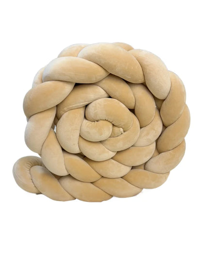 Handmade Knotted Floor Mat Woven Decorative Pillow Comfortable Soft Stitched Knitted Pillow for Living Room Bed Decorations