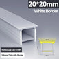 1M-10M LED Neon Rope Tube Soft Silicone Diffuser Channel Black/White Flexible Ribbon Strip Light for Recessed Channel