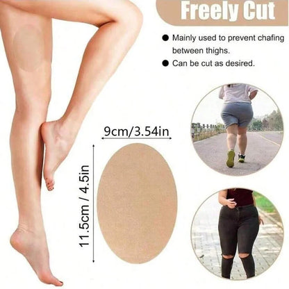 10/20/30/40Pcs Disposable Anti-Chafe Thigh Tape, Invisible No Trace Anti-Friction Thigh Pads Anti-Wear Body Stickers for Women