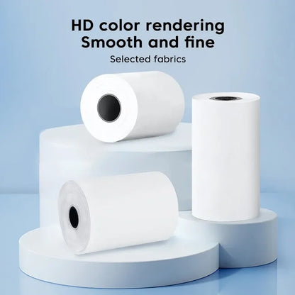HD Mini Portable Thermal Printer 57mm Self-Adhesive Label Sticker Paper for Phone Picture Photo Universal Portable Label Printer