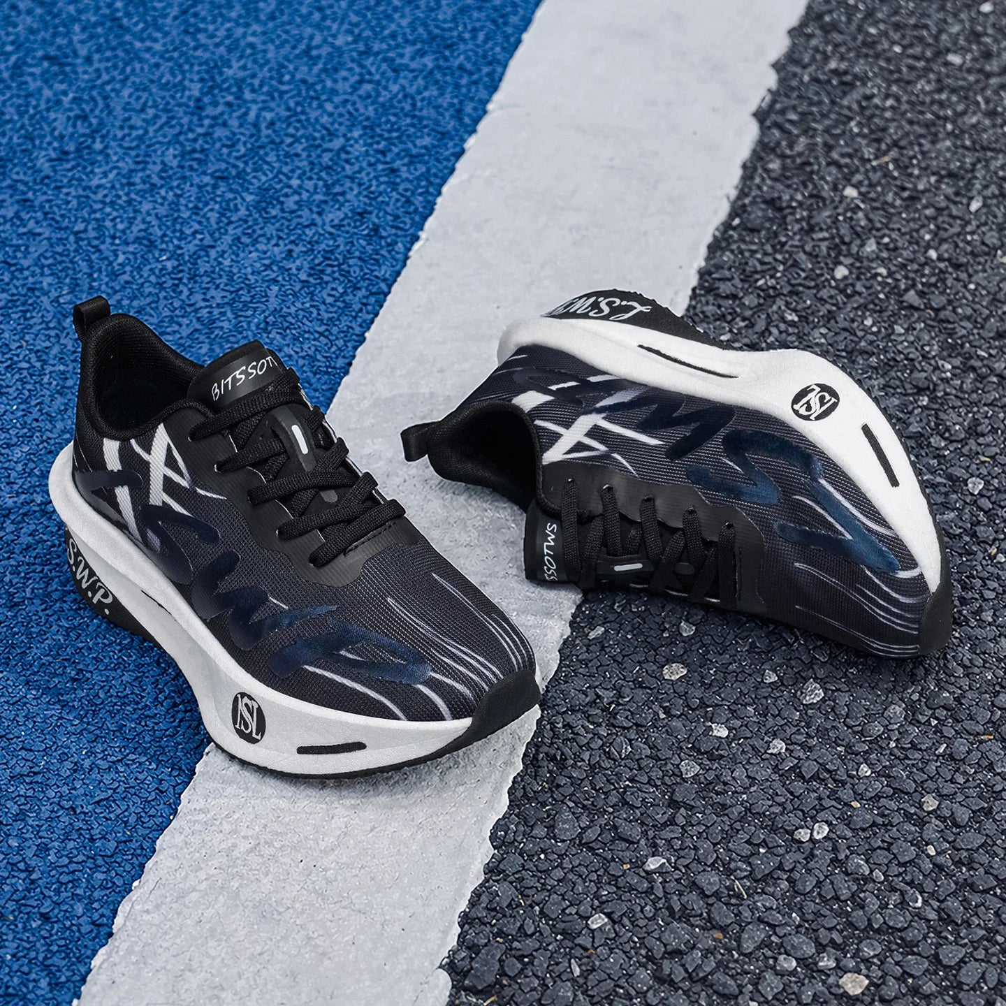 Men's Casual Sneakers, Men's Fashionable and Versatile Casual Sneakers, Lace-Up Closure Suitable for Outdoor Running, Walking, and Everyday Wear, Sporty Style, Comfortable and Snug Fit