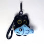 6/1 szt. Urocza pluszowa lalka czarny kot brelok do kluczy zawieszka do torebki Charms Kawaii akcesoria do breloczków dla kobiet par prezent