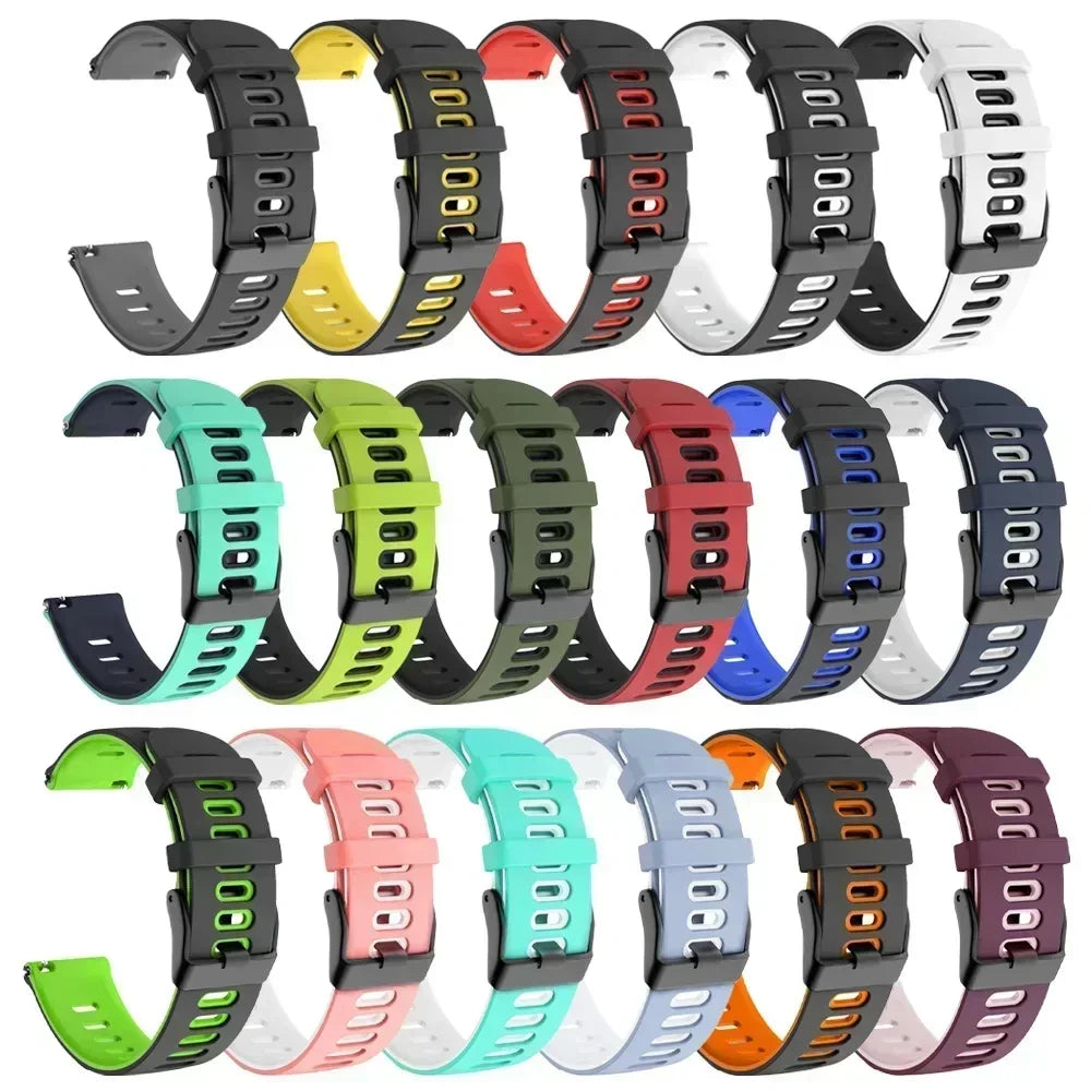 Silikonowy pasek 22 20mm do HUAWEI WATCH GT 4 GT4 Pro 46mm Band GT 3 2 42mm HONOR Magic Watch 4 GS 3 Pro ES Wymiana bransoletki
