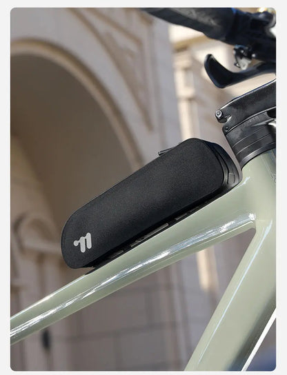 WEST BIKING Bicycle Top Tube Bag Aerodynamic Low Drag Fit Bike Frame Zip Bag Waterproof Wind-breaking Ultralight Cycling Bags