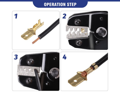 1 pcs Jaw (Width 4mm/SN Pliers) Powder Alloy For TAB 2.8 4.8 6.3 XH2.54 Plug Insulation Tube Terminal Tools Crimping Pliers