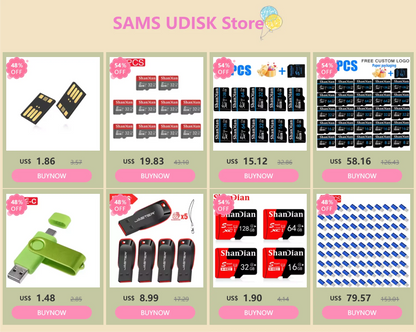 Super Mini Chip USB Flash Drive 64GB Black Memory Stick Ultrathin Pen Drive 32GB 16GB Creative Gifts Pendrive 8GB High Speed