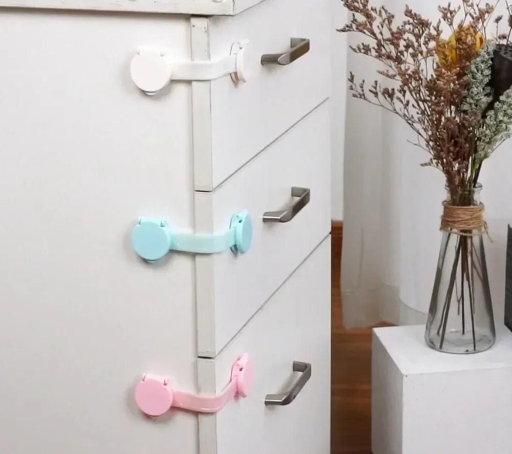 Baby Protect Cabinet Protection Against Children Security Locks Kid Protector Furniture Children Security Safety Drawer Locks