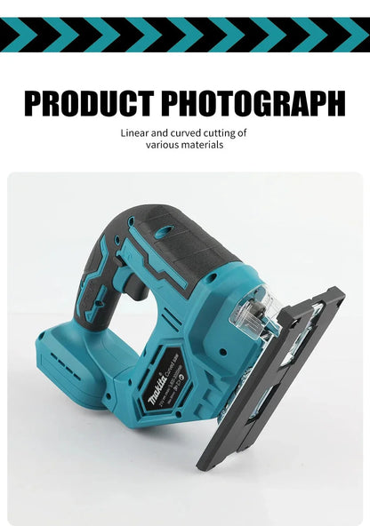 Makita DJV182Z 18V Cordless Barrel Handle Jigsaw Electric Saw with Saw Blade Tool - No Battery Or Charger Included