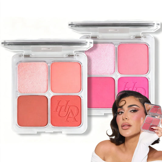 Fashion HudaBueaty Blush Filter Blurring Blushlighters Palette Airbrush Matte Pressed Setting Powder Soft Glow Liquid Blusher