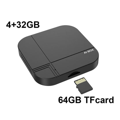 Kowankit 2026 4+32G Wireless CarPlay AI Smart Box 3 in 1 Android Auto Tv Box Netflix Youtube For Toyota Nissan Benz Honda Ford