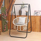 Free-Standing Hanging Chair Set with Metal Stand, Capacity Indoor/Outdoor Swing Chair, Portable Hammock Chair for Patio/Garden