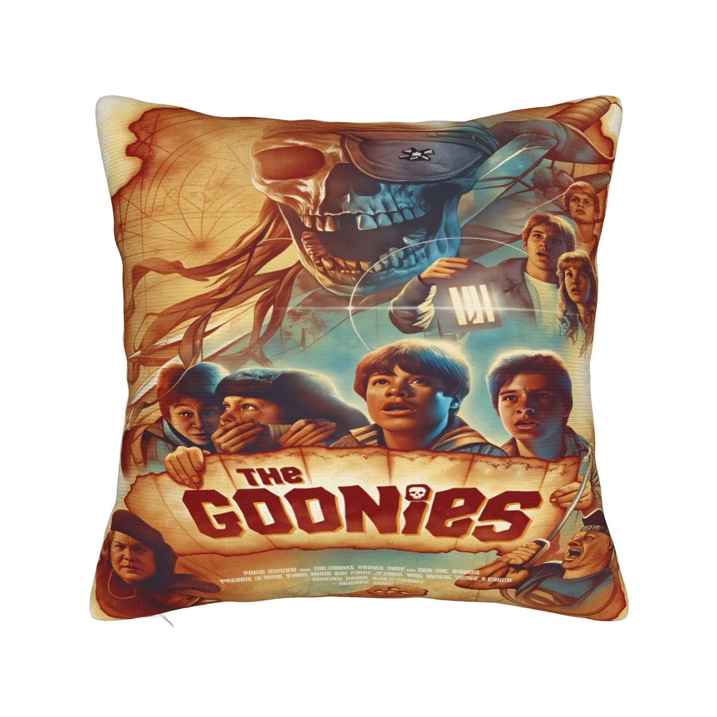 Goonies Chocolate Slot and Gordi Pillow Case  Comfy Pillow Cover Novelty Cushion Cover For Living Room Bed Chair