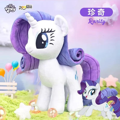 2026HotNew My Little Pony Plush Toys Twilight Sparkle Pinkie Pie Rarity Fluttershy Applejack Rainbow Dash Stuffed Doll Xmas Gift