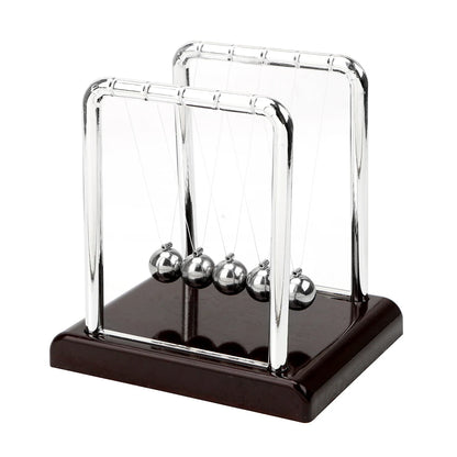 Physics Science Pendulum Steel Balance Ball Newton Ball Desk Table Decor Metal Pendulum Ball Newton's Cradle