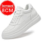 High Quality Men Sneakers Elevator Shoes for Men Fashion Casual Shoes Comfortable Leather Sports Shoes Height Increase 6/8/10cm