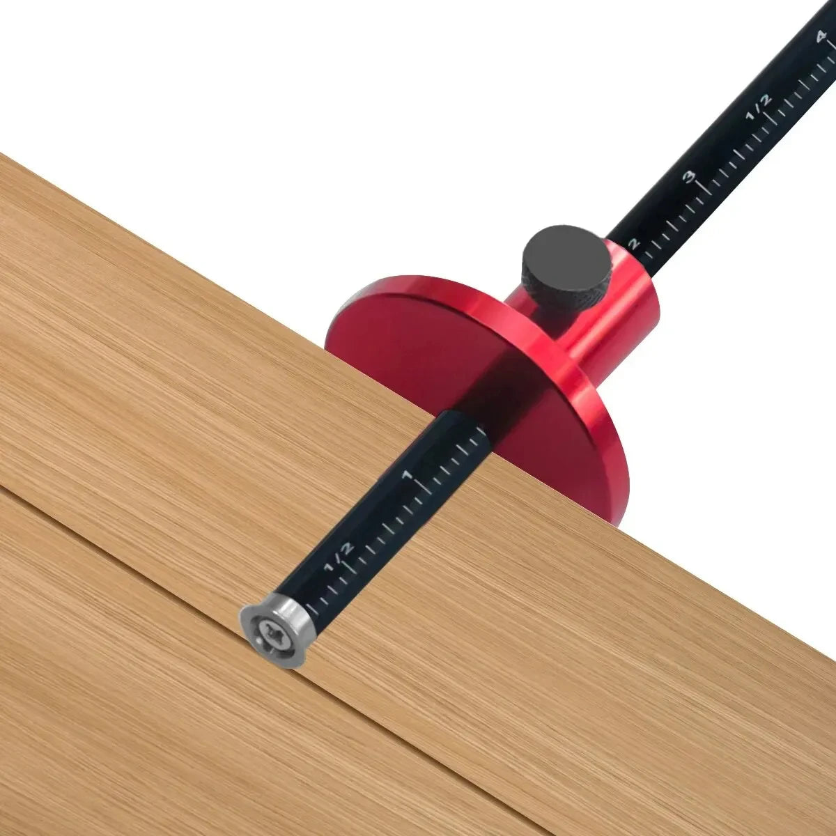 Woodworking Scriber And Marking Tool with Inch And MM Scale for Drawing Parallel Lines Mortise Measuring And Layout Precision
