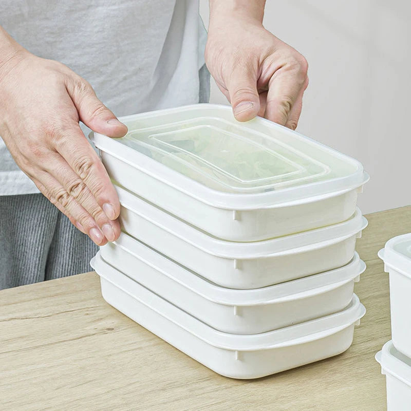 Japanese Frozen Meat Packaging Box Food Grade Refrigerator Storage Fruit Vegetable Preservation Prepare The Dishes Divided Box