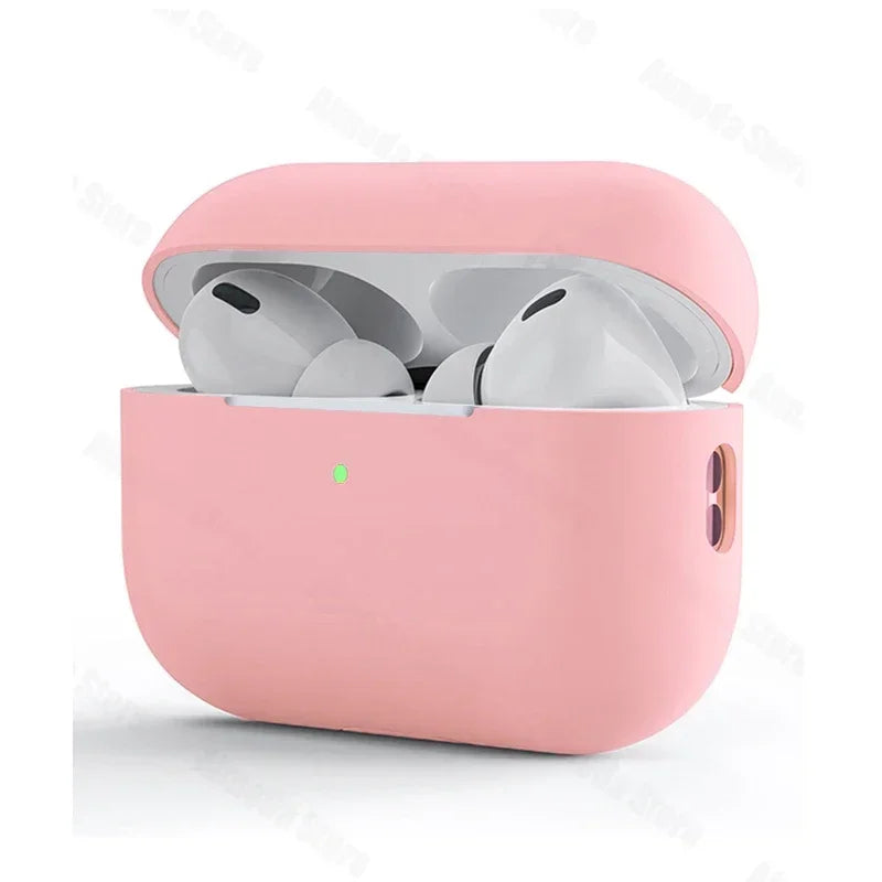 Dla AirPods Pro 2 Etui Płynny Silikon Pokrowiec Na AirPods 3 Pro 2 Etui Miękkie Słuchawki Ochronne Funda dla AirPod Pro 2 Pro2 Pokrowiec