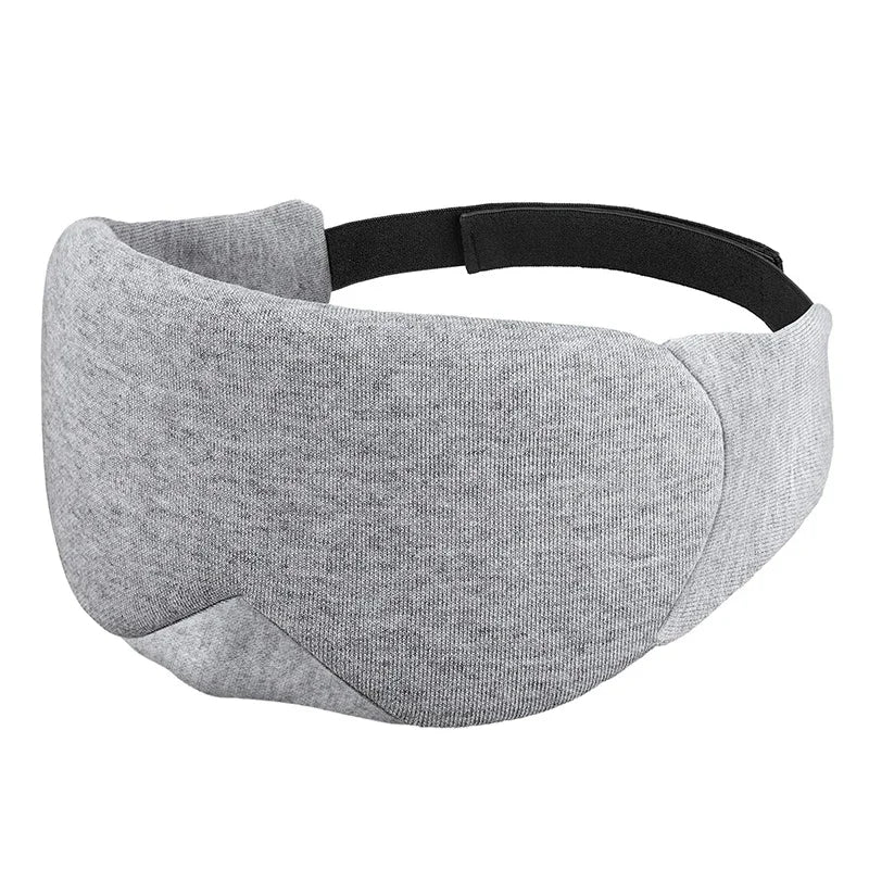 Cotton Eye Cover Eyeshade Travel Sleeping Eye Mask Relieve Fatigue Sleep Blindfold Office Soft Eyepatch Bandage For Fast Sleep